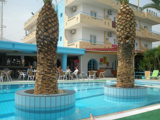 Nikos Hotel Malia Exterior foto