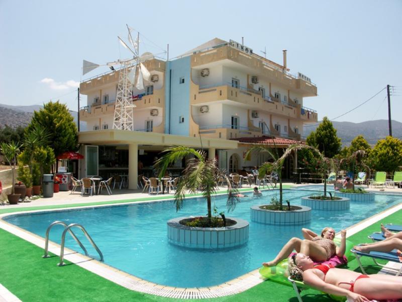 Nikos Hotel Malia Exterior foto